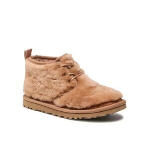 NEW UGG Neumel Cozy Fur Chukka Boots Chestnut Women’s Size 10 – 1123665